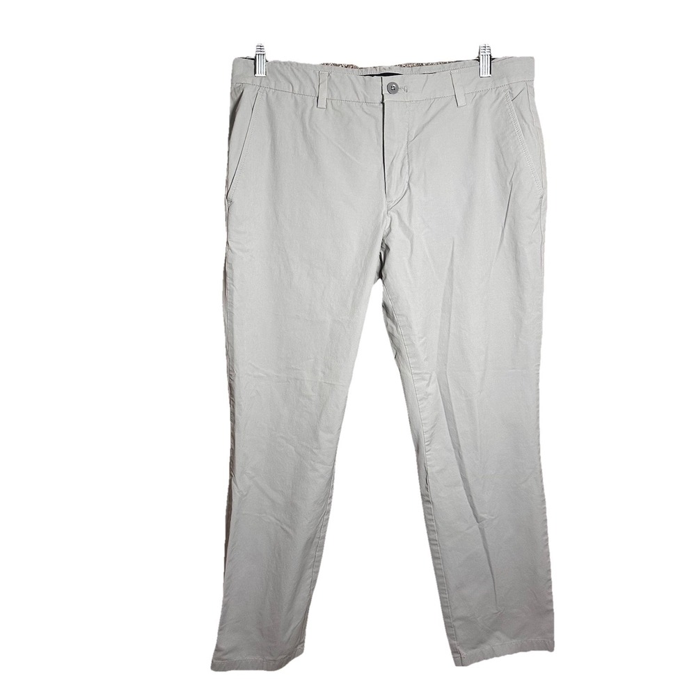 Vineyard Vines Pants Men 36x30 Gray Lightweight‎ Performance Golf Chino Stretch